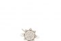 Bague Or Blanc 18 Carats - Diamants 3