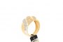 Anillo de Oro Amarillo 18 Quilates - Diamantes 0,93 ct 1