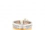 Anillo de Oro Blanco y Oro Rosa 18 Quilates - Diamantes 0,50 ct 3