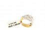 Bague Or Blanc et Jaune 18 Carats - Diamants 0,29 ct 2