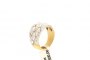 18 Carat White and Yellow Gold Ring - Diamonds 0.29 ct 3