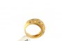 Anillo de Oro Amarillo 18 Quilates - Diamantes Blancos y Brawn 1