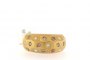 Anillo de Oro Amarillo 18 Quilates - Diamantes Blancos y Brawn 3