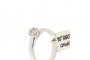 18 Carat White Gold Ring - Diamonds 0.27 ct 1