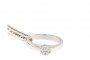 Anillo de Oro Blanco 18 Quilates - Diamantes 0,27 ct 2