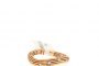 18 Carat Rose Gold Ring - Diamonds 0.07 ct 1