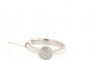 Bague Or Blanc 18 Carats - Diamants 0,23 ct 2