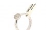 Anillo de Oro Blanco 18 Quilates - Diamantes 0,23 ct 3