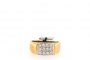 18 Carat Yellow Gold Ring - Diamonds 1