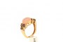 18 Carat Yellow Gold Ring - Agate - Quartz Ring 3