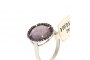 Bague Or Blanc 18 Carats - Diamants 0,28 ct et Topaze 2