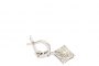 18 Carat White Gold Earrings - Diamonds 0.45 ct 3