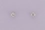 Boucles d'Oreilles Or Blanc 18 Carats - Diamants 0.39 ct 1