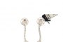 18 Carat White Gold Earrings - Diamonds 0.43 ct 1