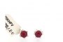 18 Carat White Gold Earrings - Rubies 1.30 ct 1