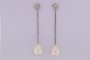 18 Carat Gold Earrings- Diamonds - Pearls 3