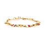 18 Carat Gold Bracelet - Flags 2