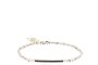 Pulsera Oro Blanco 18 Quilates - Diamantes 0,08 ct 2