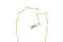 Yellow Gold Chain - Zircons 2