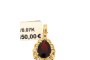 Pendentif Or Jaune - Diamants 0.07 ct - Grenat 2