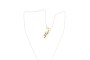 Collier avec Pendentif - Or Blanc - Diamants 0.08 ct 1