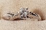 18 Carat White Gold Ring - Diamond 0.80 ct 1