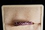 Anell Or Blanc 18 Quilates - Safir Rosa 1