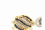 Gold Necklace Clasp 18 Carat - Diamonds - Sapphires 2