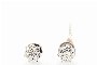 Pendientes Oro Blanco 18 Quilates roseta - Diamantes 0,37 ct - 0,92 ct 1