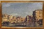 Venice, Lagoon with Gondolas - Offset Print on Canvas 1