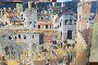 Ambrogio Lorenzetti - Učinki dobrega vladanja v mestu - Stampa Off-Set na bombažno platno 5