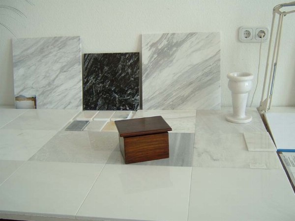 Rajoles de marbre i calcària - Làmines de marbre blanc Sivec - Venda - 2