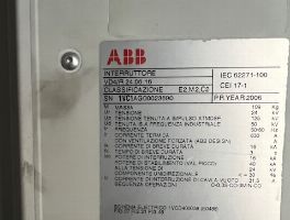 Pannello di Trasformazione Abb VD4/R