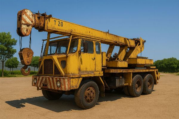 Movimento terra: - Camion SCM e Pala meccanica con gru all'asta