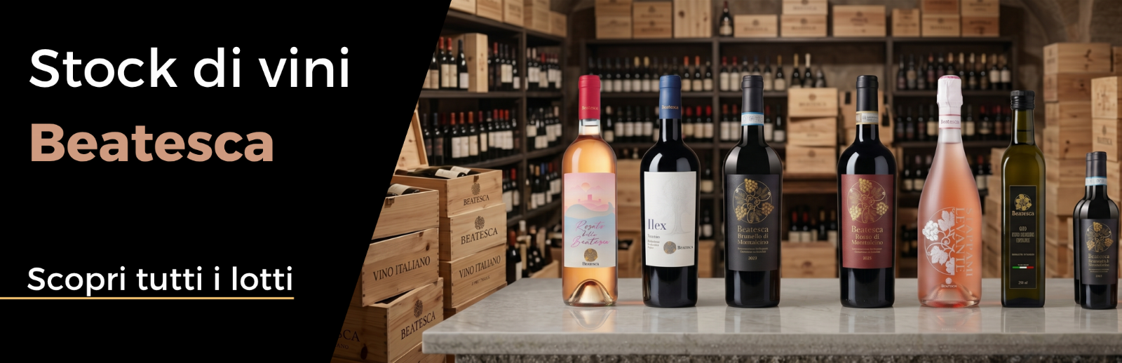 Asta Vini Beatesca in bottiglia: - Rosso e Brunello di Montalcino - Liquidazione Giudiziale n. 14/2026 - Tribunale di Firenze